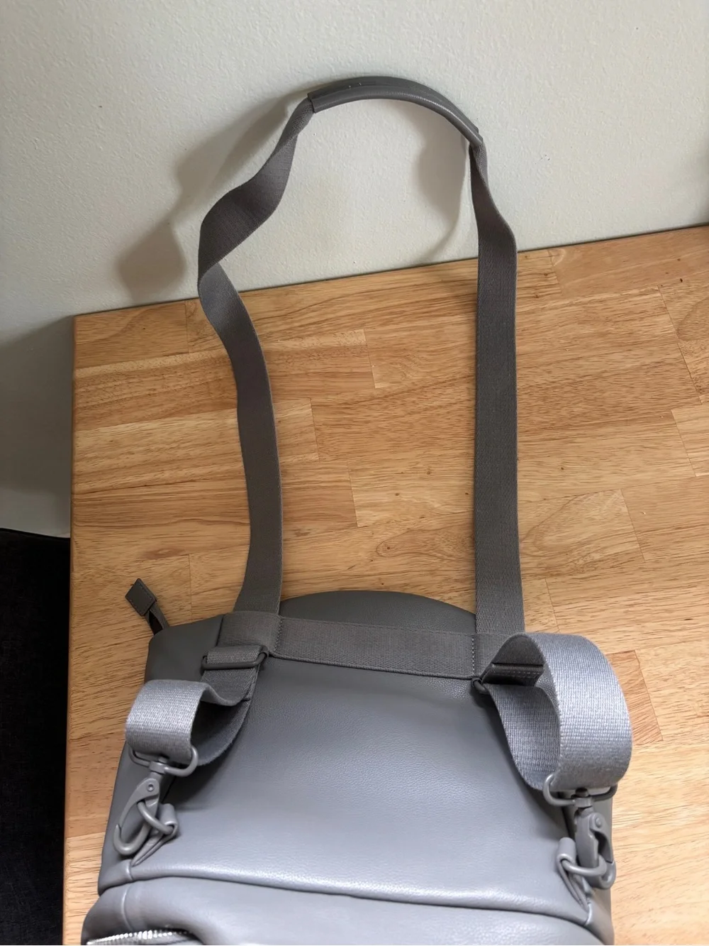 Willow Gray Backpack Pump Bag